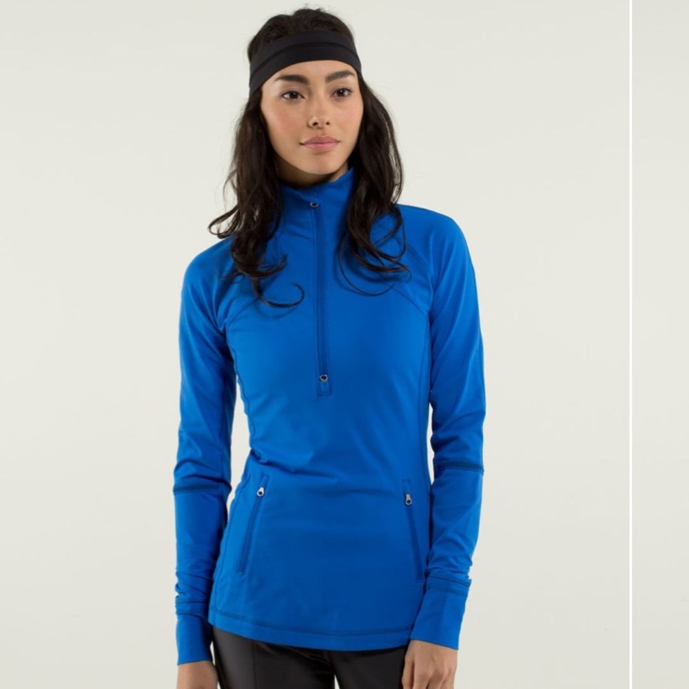 lululemon athletica “Race With Grace 1/2 Zip”, Size 6
